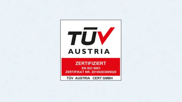 Zertifikate TÜV Austria