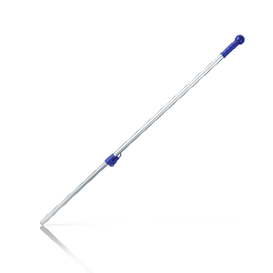 Aluminum telescopic handle blue