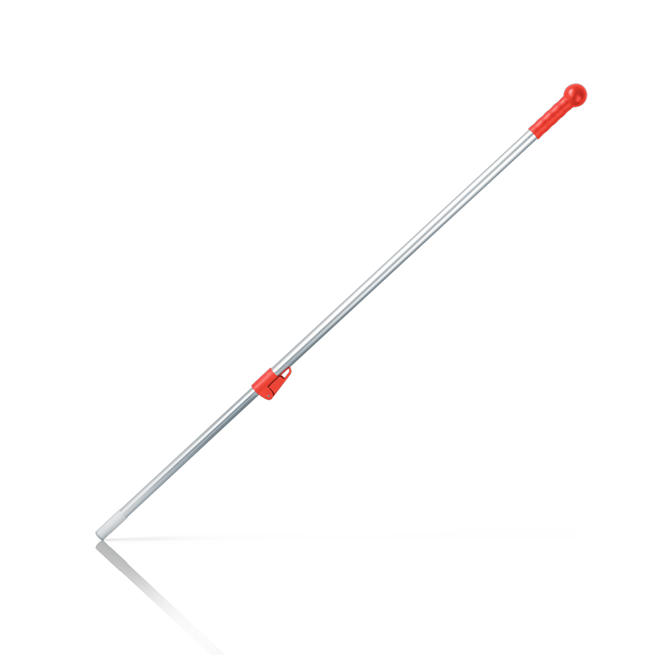 Aluminum telescopic handle red